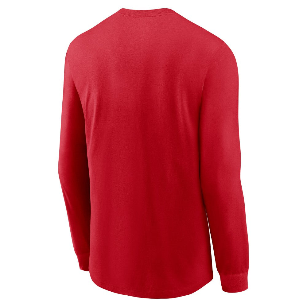 Cincinnati Reds Nike Local Logo Swoosh Lockup Long Sleeve T-Shirt | MLB Near me