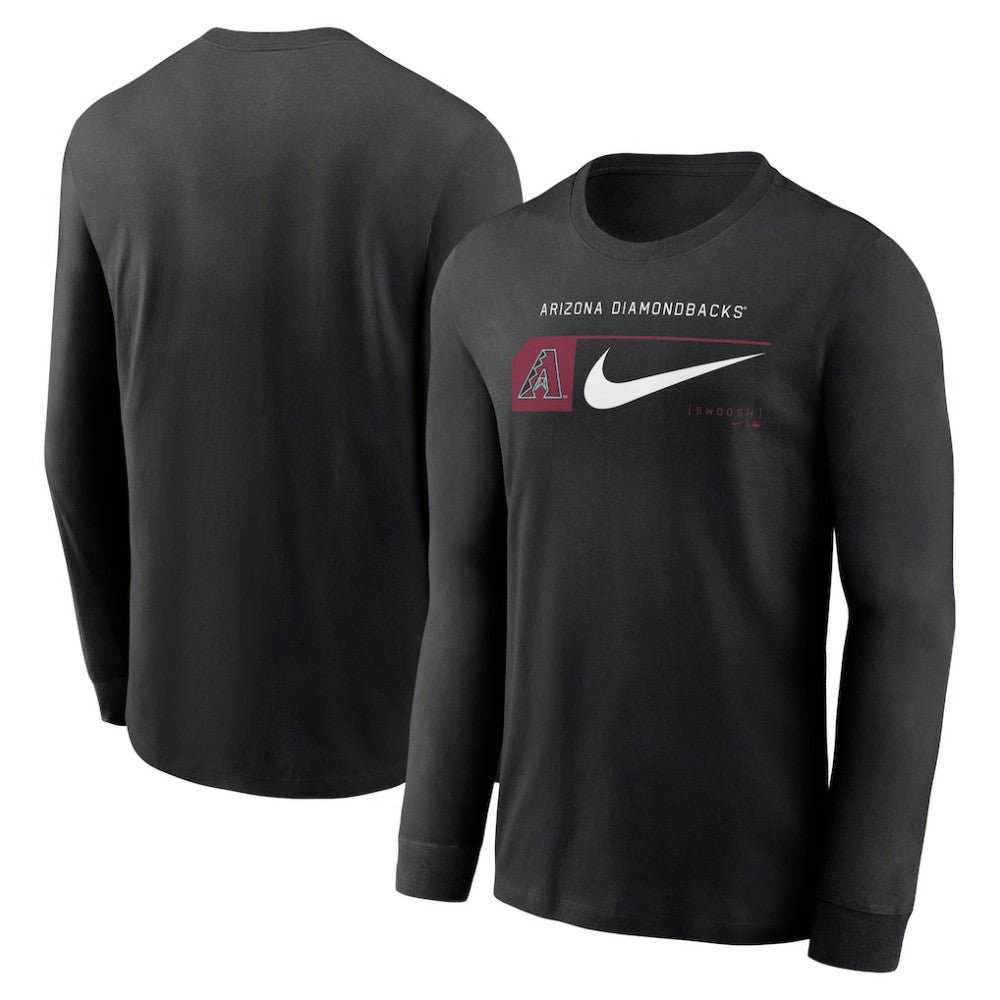 Arizona Diamondbacks Nike Local Logo Swoosh Lockup Long Sleeve T-Shirt | MLB Outlet