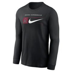 Arizona Diamondbacks Nike Local Logo Swoosh Lockup Long Sleeve T-Shirt | MLB Outlet