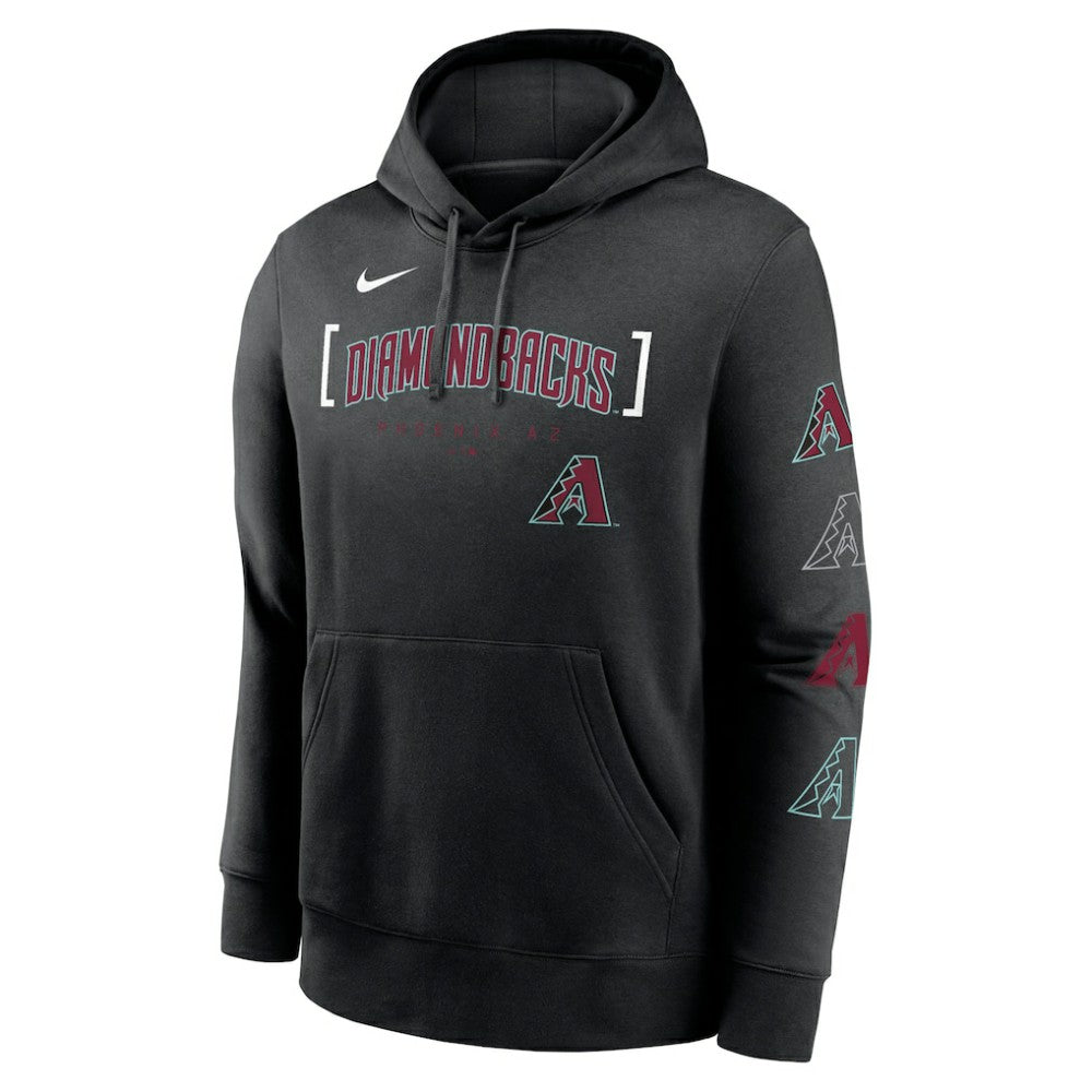 Arizona Diamondbacks Nike Club Stack Pullover Hoodie | MLB On Sale