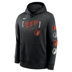 Baltimore Orioles Nike Club Stack Pullover Hoodie | MLB New