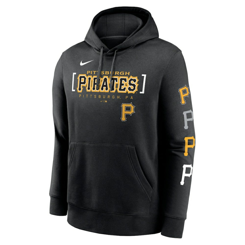 Pittsburgh Pirates Nike Club Stack Pullover Hoodie | MLB Near me