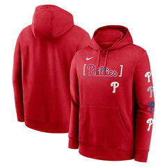 Philadelphia Phillies Nike Club Stack Pullover Hoodie | MLB Online