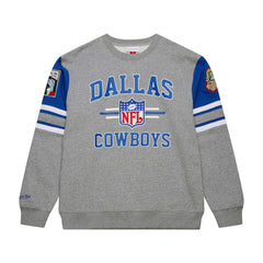 Dallas Cowboys Mitchell & Ness Vintage Logo Pullover Sweatshirt