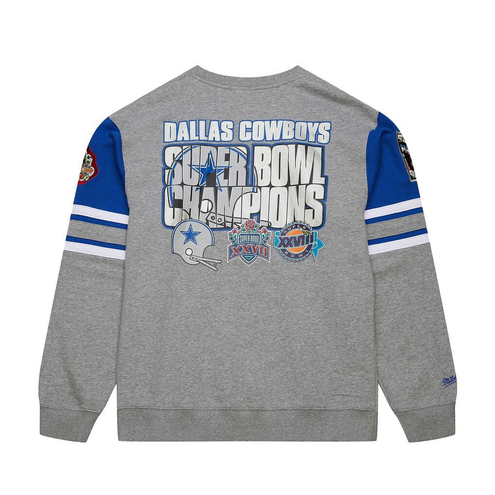 Dallas Cowboys Mitchell & Ness Vintage Logo Pullover Sweatshirt