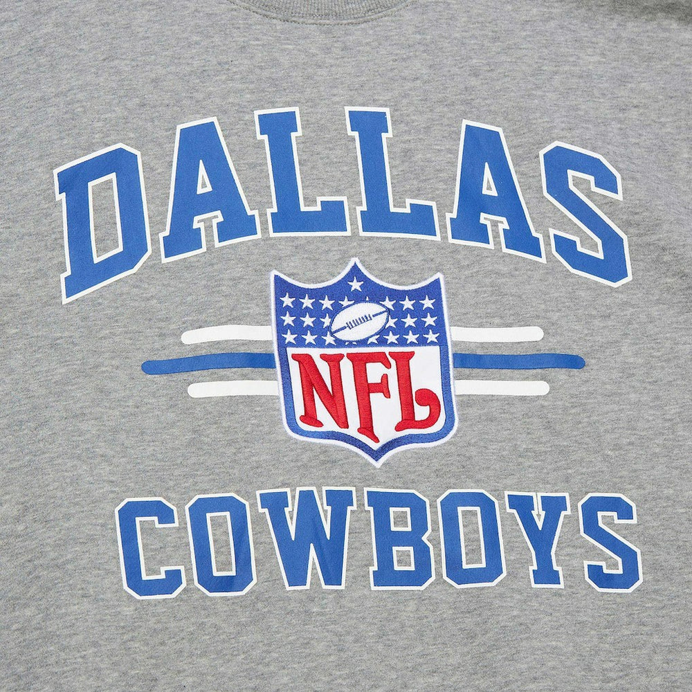 Dallas Cowboys Mitchell & Ness Vintage Logo Pullover Sweatshirt
