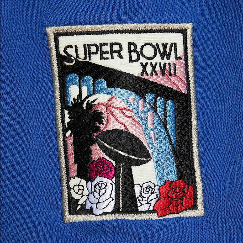 Dallas Cowboys Mitchell & Ness Vintage Logo Pullover Sweatshirt