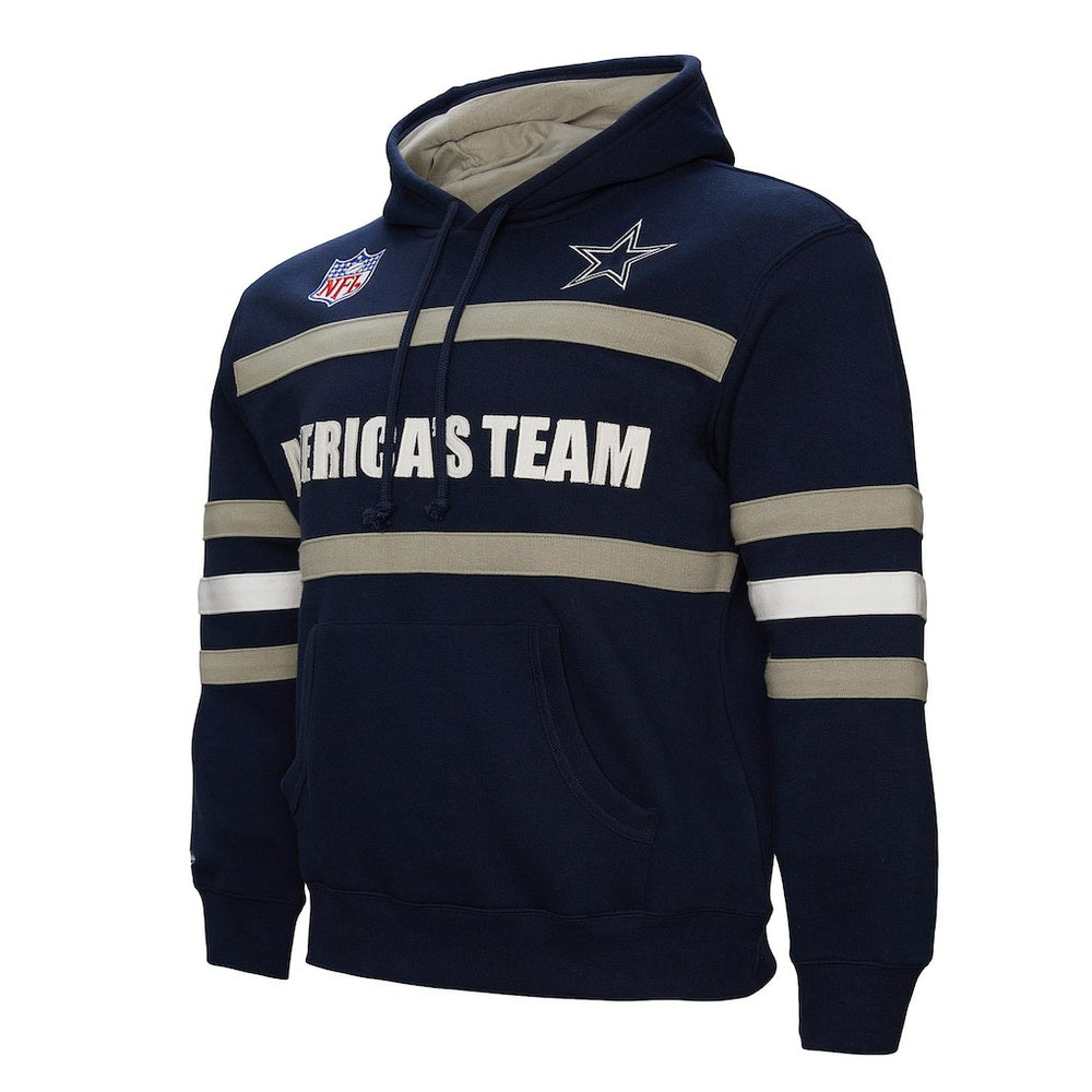 Dallas Cowboys Mitchell & Ness America's Team Head Coach Pullover Hoodie