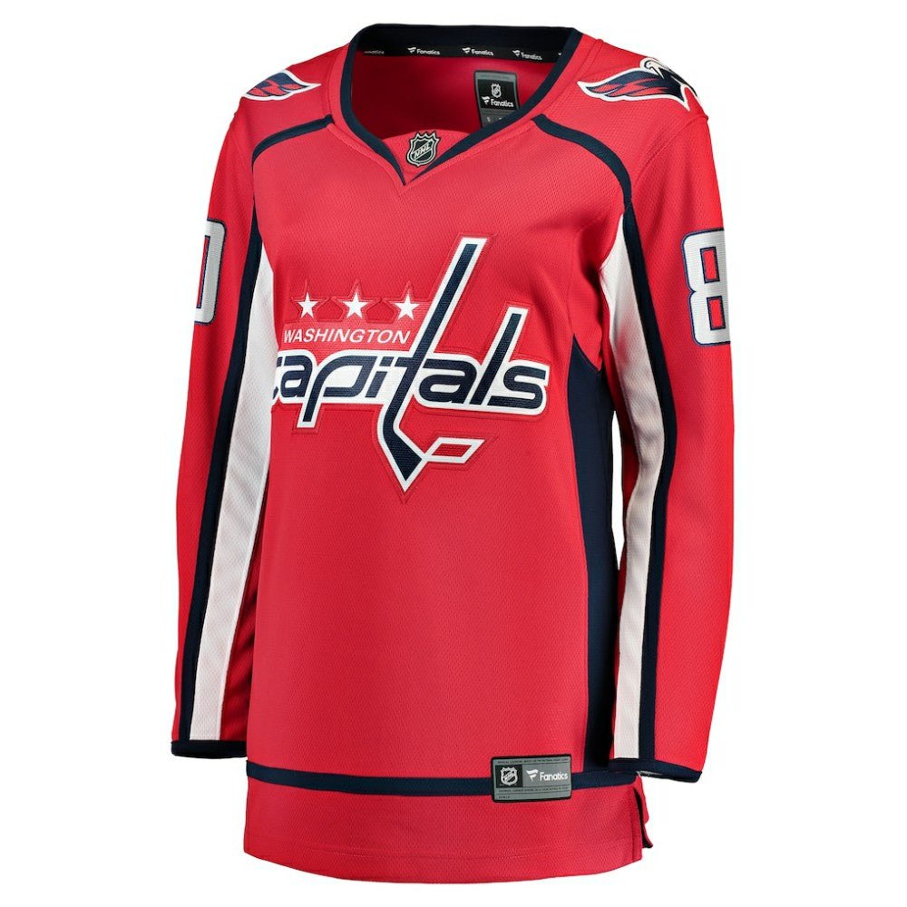 Pierre-Luc Dubois Washington Capitals Fanatics Women's Home Premier Breakaway Player Jersey For Sale
