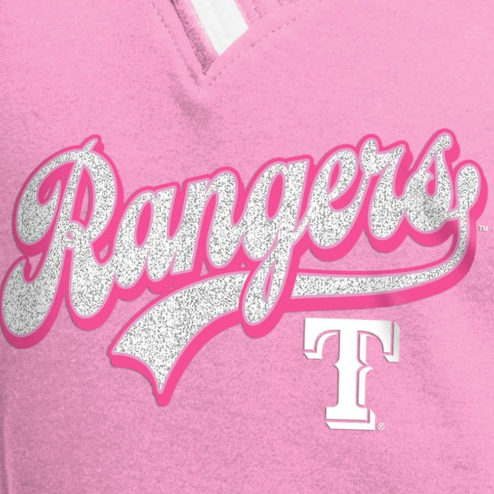 Texas Rangers New Era Girls Youth Mommy & Me Raglan V-Neck T-Shirt | MLB US