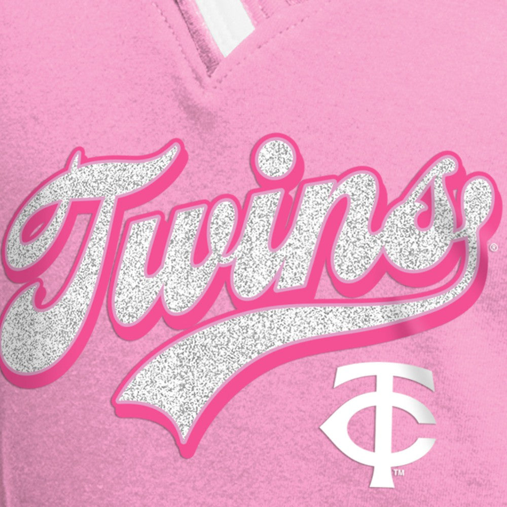 Minnesota Twins New Era Girls Youth Mommy & Me Raglan V-Neck T-Shirt | MLB New