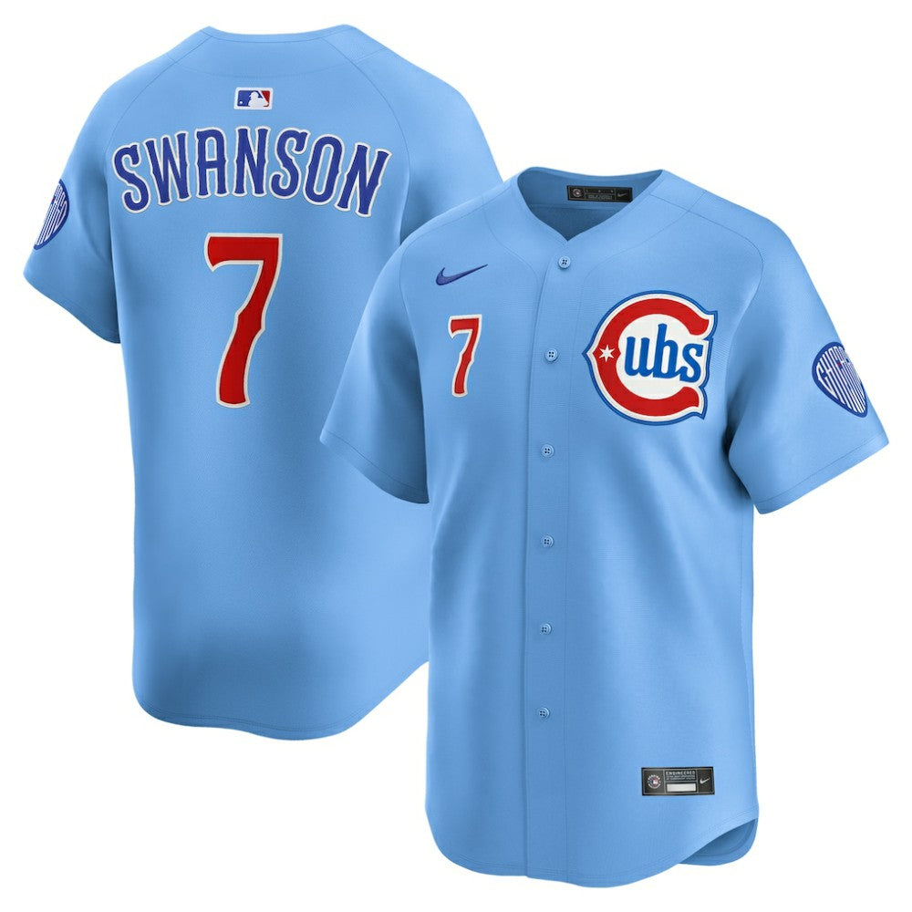 Dansby Swanson Chicago Cubs Nike 2nd Alternate Limited Player Jersey | MLB US