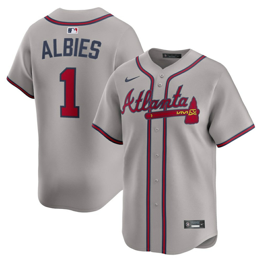 Ozzie Albies Atlanta Braves Nike Road Limited Player Jersey | MLB Near me