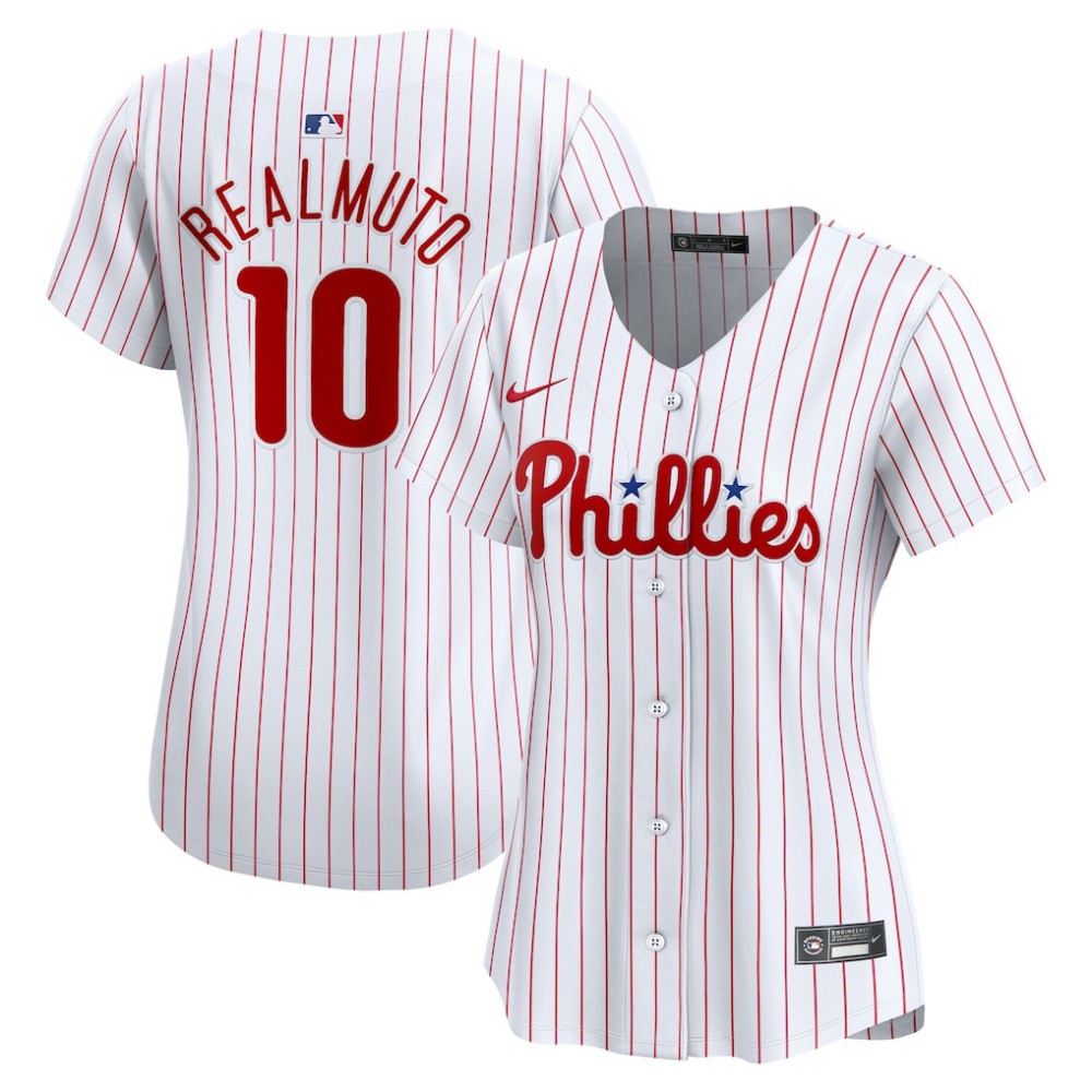 J.T. Realmuto Philadelphia Phillies Nike Women's Home Limited Player Jersey – White | MLB Shop