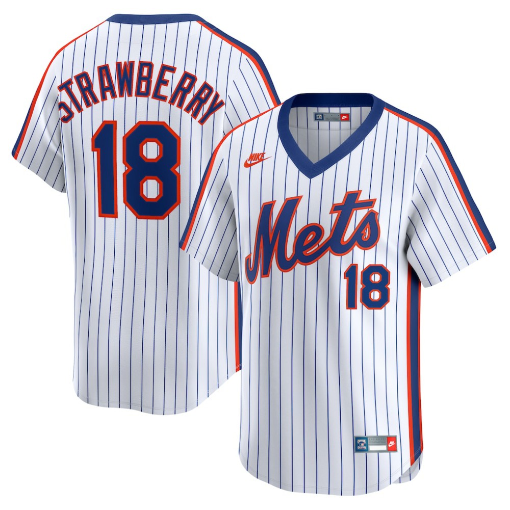 Darryl Strawberry New York Mets Nike Throwback Cooperstown Collection Limited Jersey | MLB Discount