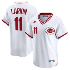 Barry Larkin Cincinnati Reds Nike Throwback Cooperstown Collection Limited Jersey | MLB On Sale