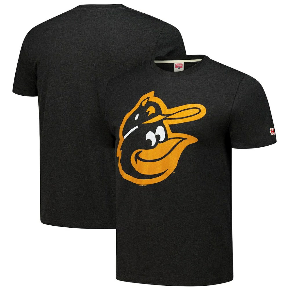 Baltimore Orioles Homage Cooperstown Collection Hand-Drawn Logo Tri-Blend T-Shirt | MLB US