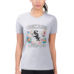 Chicago White Sox G-III 4Her by Carl Banks Women's Super-Slim Fit Lightweight Flowers Graphic T-Shirt | MLB On Sale