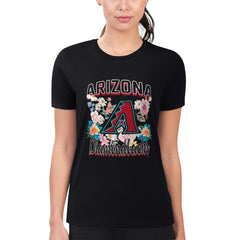 Arizona Diamondbacks G-III 4Her by Carl Banks Women's Super-Slim Fit Lightweight Flowers Graphic T-Shirt | MLB Online