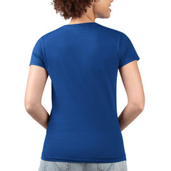 Chicago Cubs G-III 4Her by Carl Banks Women's Super-Slim Fit Lightweight Flowers Graphic V-Neck T-Shirt | MLB Outlet