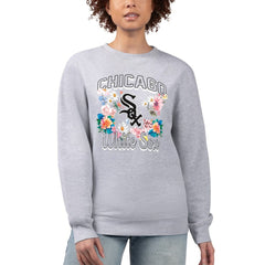 Chicago White Sox G-III 4Her by Carl Banks Women's Flowers Graphic Pullover Sweatshirt | MLB For sale