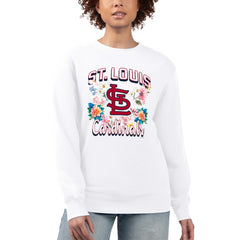 St. Louis Cardinals G-III 4Her by Carl Banks Women's Flowers Graphic Pullover Sweatshirt | MLB Near me