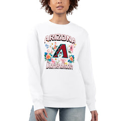 Arizona Diamondbacks G-III 4Her by Carl Banks Women's Flowers Graphic Pullover Sweatshirt | MLB US