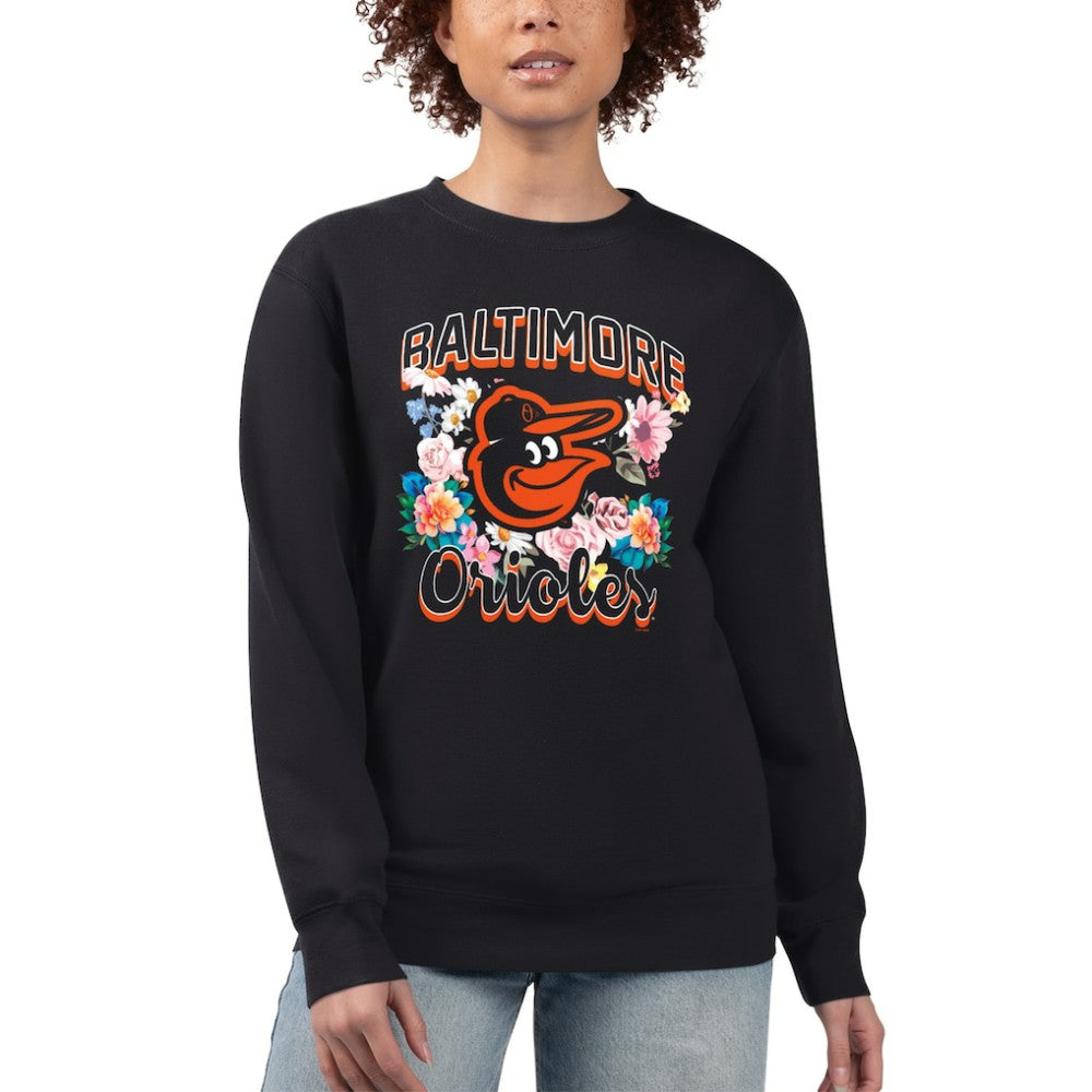 Baltimore Orioles G-III 4Her by Carl Banks Women's Flowers Graphic Pullover Sweatshirt | MLB Near me