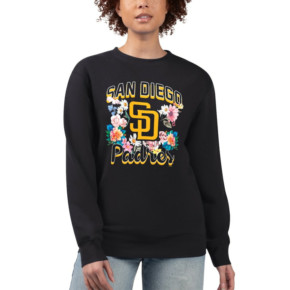 San Diego Padres G-III 4Her by Carl Banks Women's Flowers Graphic Pullover Sweatshirt | MLB Near me