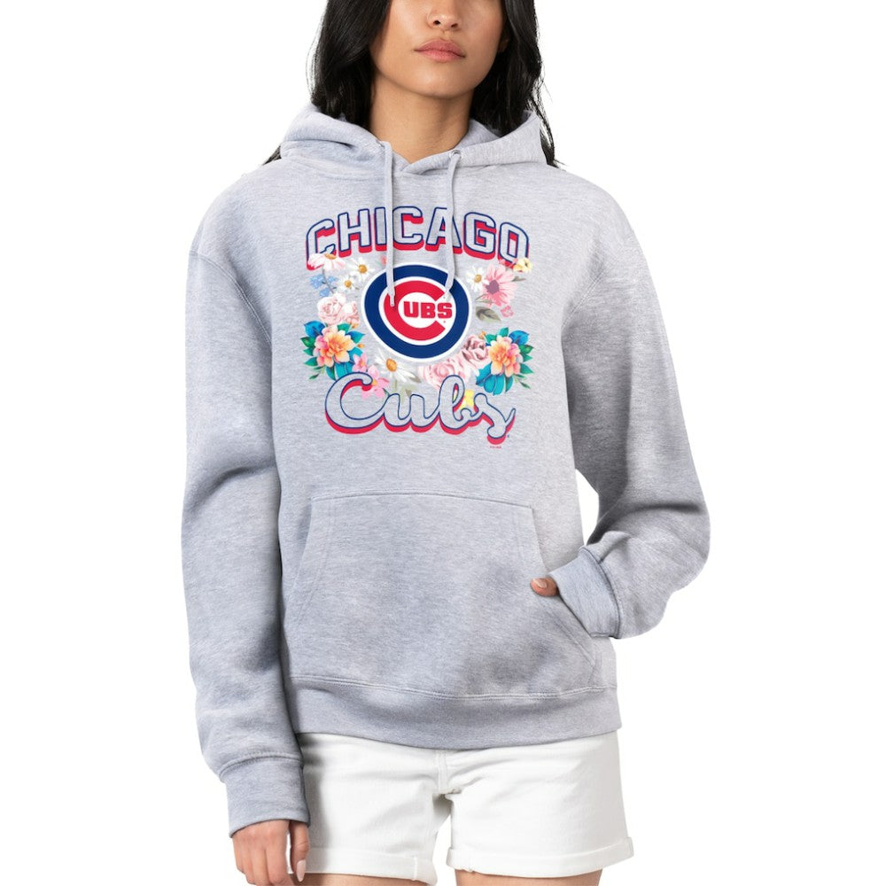 Chicago Cubs G-III 4Her by Carl Banks Women's Flowers Graphic Pullover Hoodie | MLB US