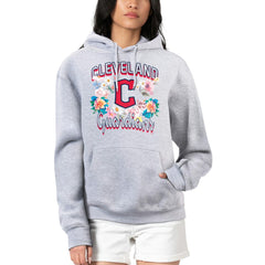 Cleveland Guardians G-III 4Her by Carl Banks Women's Flowers Graphic Pullover Hoodie | MLB For sale