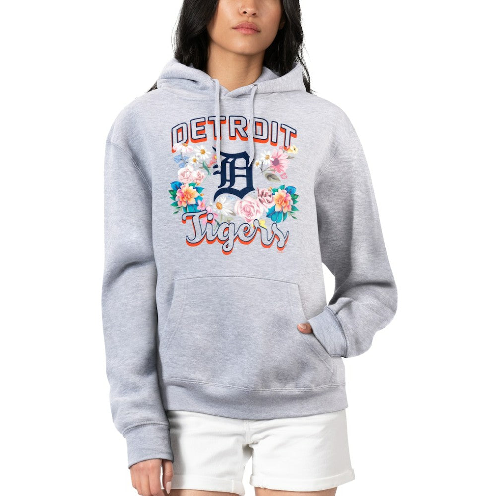 Detroit Tigers G-III 4Her by Carl Banks Women's Flowers Graphic Pullover Hoodie | MLB Shop