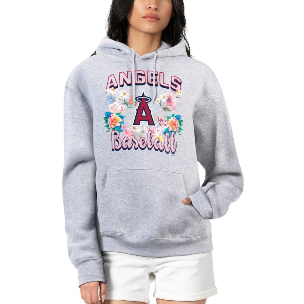 Los Angeles Angels G-III 4Her by Carl Banks Women's Flowers Graphic Pullover Hoodie | MLB US
