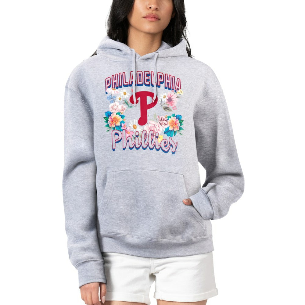 Philadelphia Phillies G-III 4Her by Carl Banks Women's Flowers Graphic Pullover Hoodie | MLB Near me