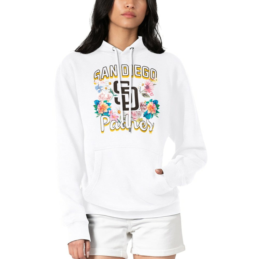 San Diego Padres G-III 4Her by Carl Banks Women's Flowers Graphic Pullover Hoodie | MLB Shop