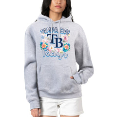 Tampa Bay Rays G-III 4Her by Carl Banks Women's Flowers Graphic Pullover Hoodie | MLB Discount