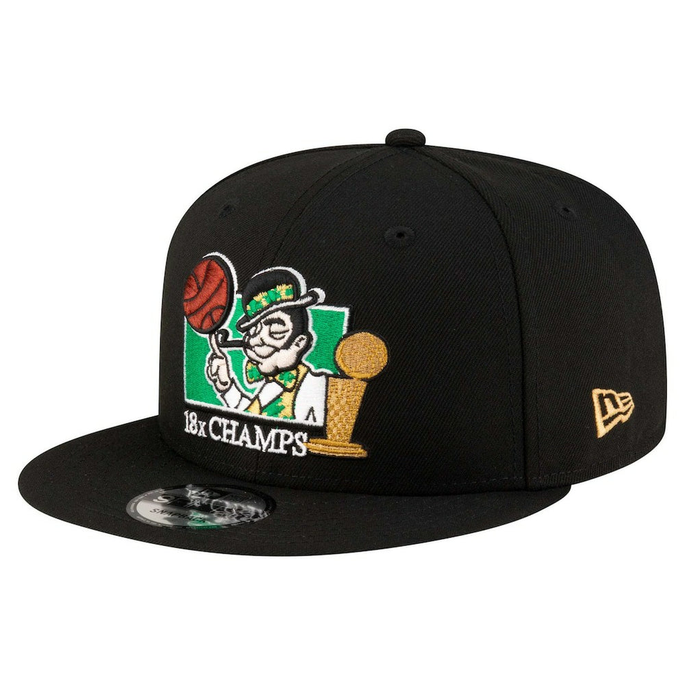 Boston Celtics Lucky 18x Champs 9FIFTY Snapback Hat Discount