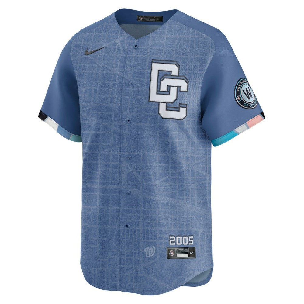 CJ Abrams Washington Nationals Nike 2025 City Connect Limited Jersey | MLB For sale
