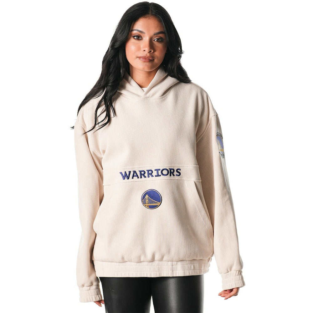 Golden State Warriors The Wild Collective Unisex Corduroy Tri-Blend Pullover Hoodie sale For Sale
