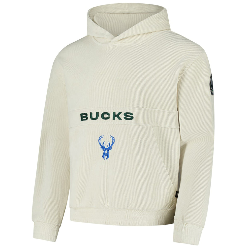 Milwaukee Bucks The Wild Collective Unisex Corduroy Tri-Blend Pullover Hoodie Discount