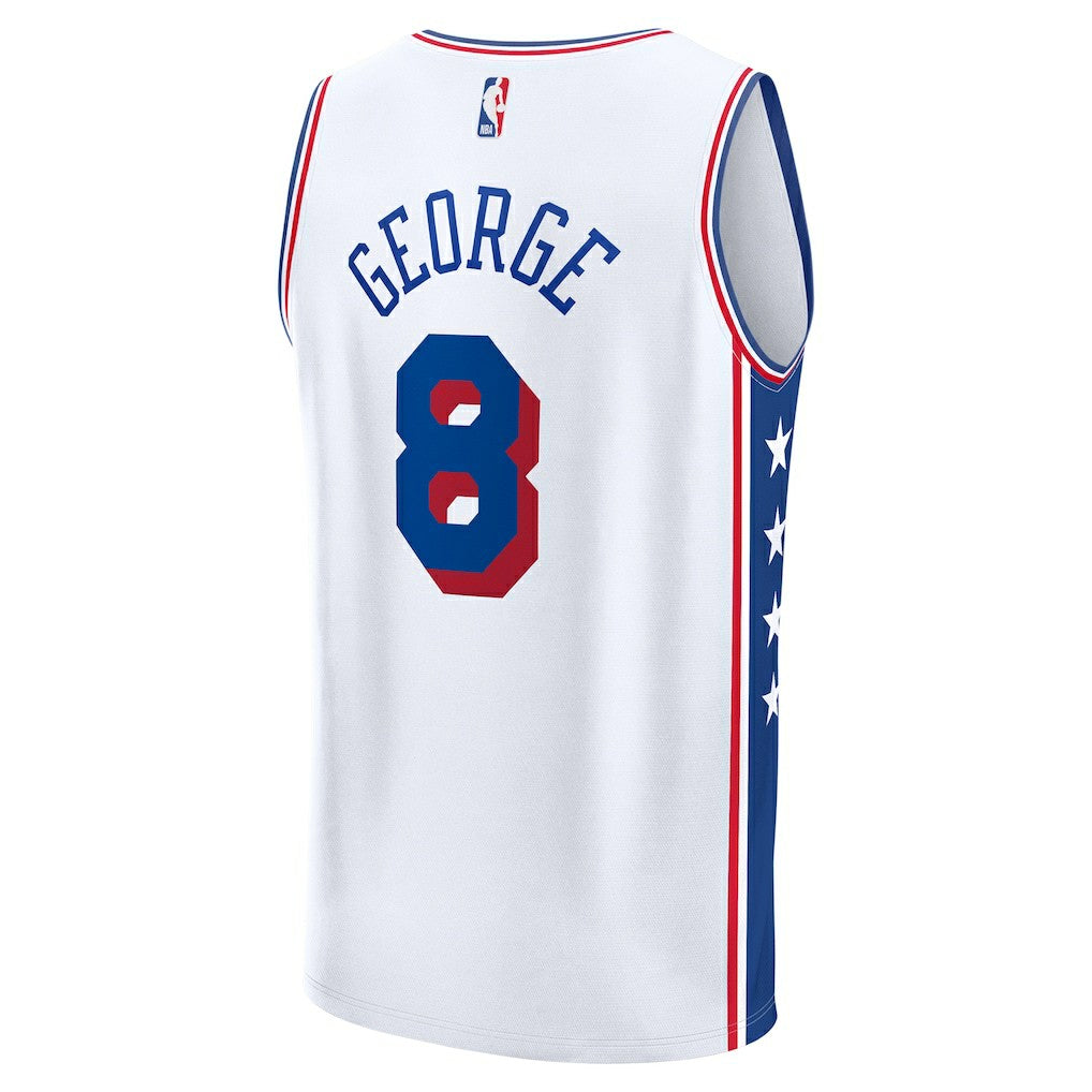 Paul George Philadelphia 76ers Fast Break Replica Player Jersey New
