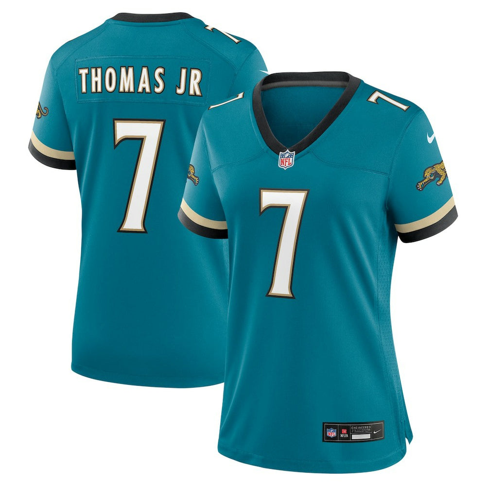 Jacksonville Jaguars Nike Brian Thomas Jr.  Women's Prowler Throwback Game Jersey