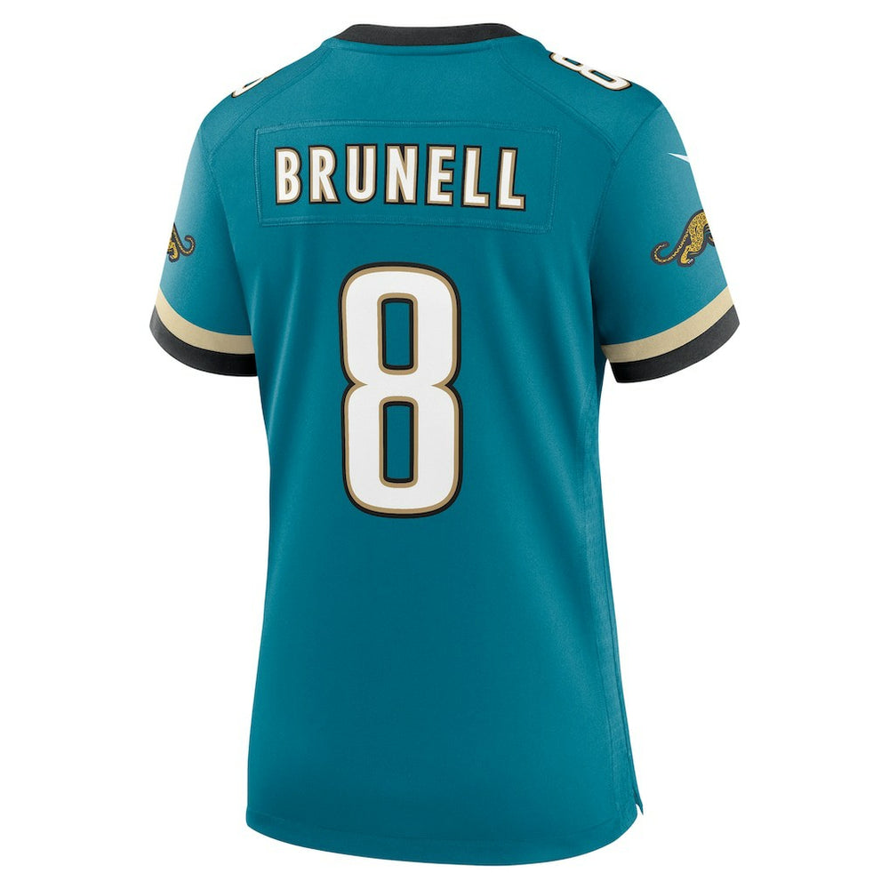 Jacksonville Jaguars Nike Mark Brunell  Women's Prowler Throwback Retired Player Game Jersey