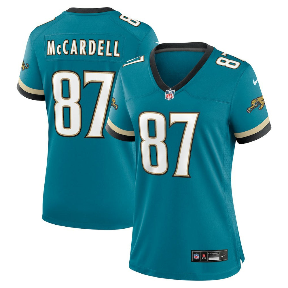 Jacksonville Jaguars Nike Keenan McCardell  Women's Prowler Throwback Retired Player Game Jersey