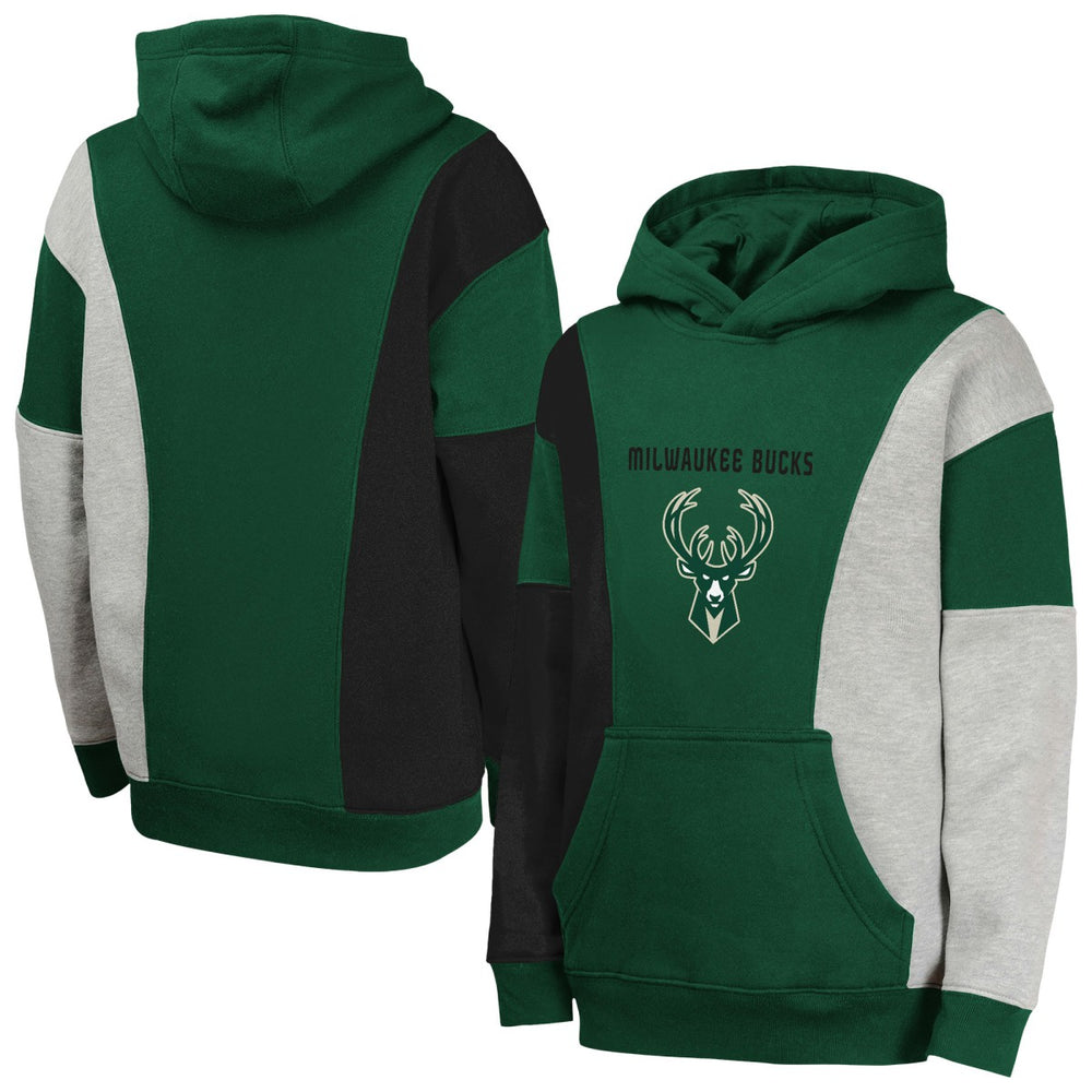 Milwaukee Bucks Youth Ace In the Hole Pullover Hoodie Discount