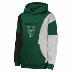 Milwaukee Bucks Youth Ace In the Hole Pullover Hoodie Discount