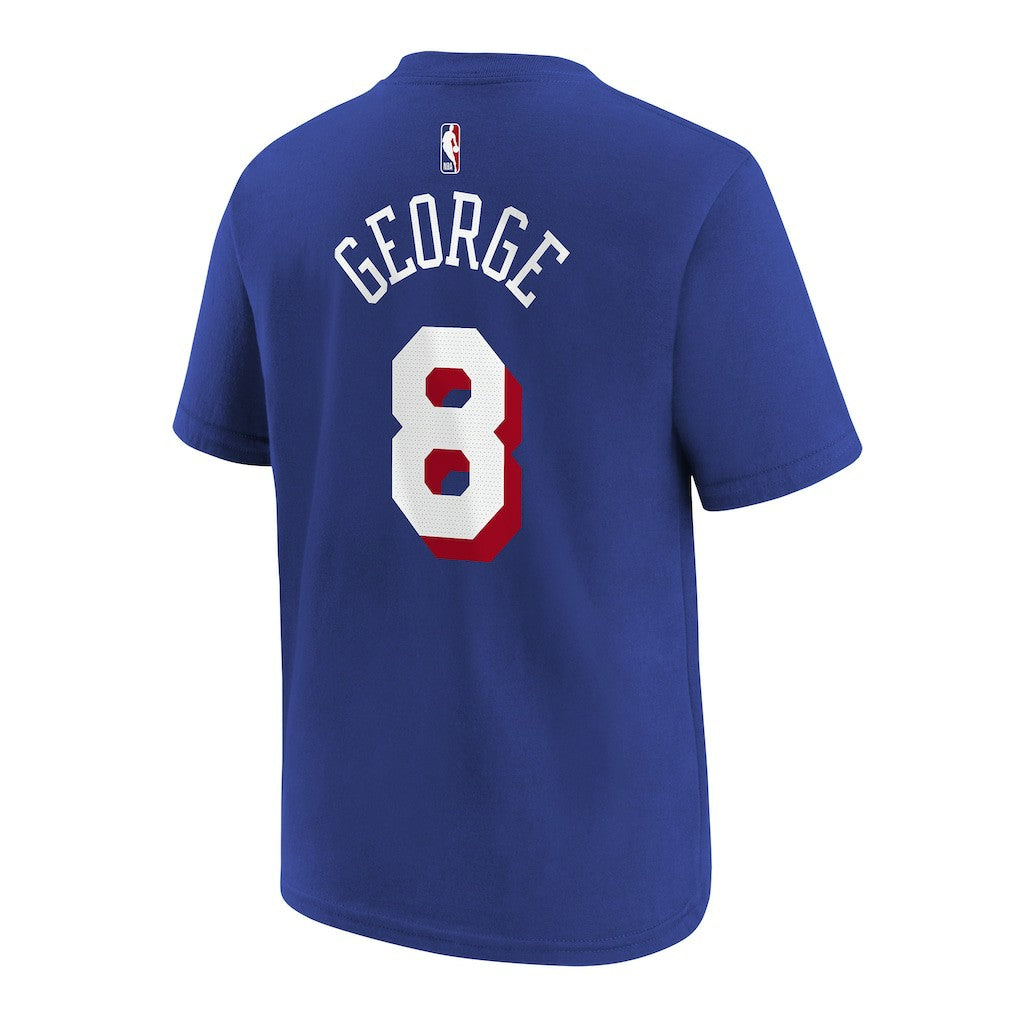 Paul George Philadelphia 76ers Youth Icon Name & Number T-Shirt Discount