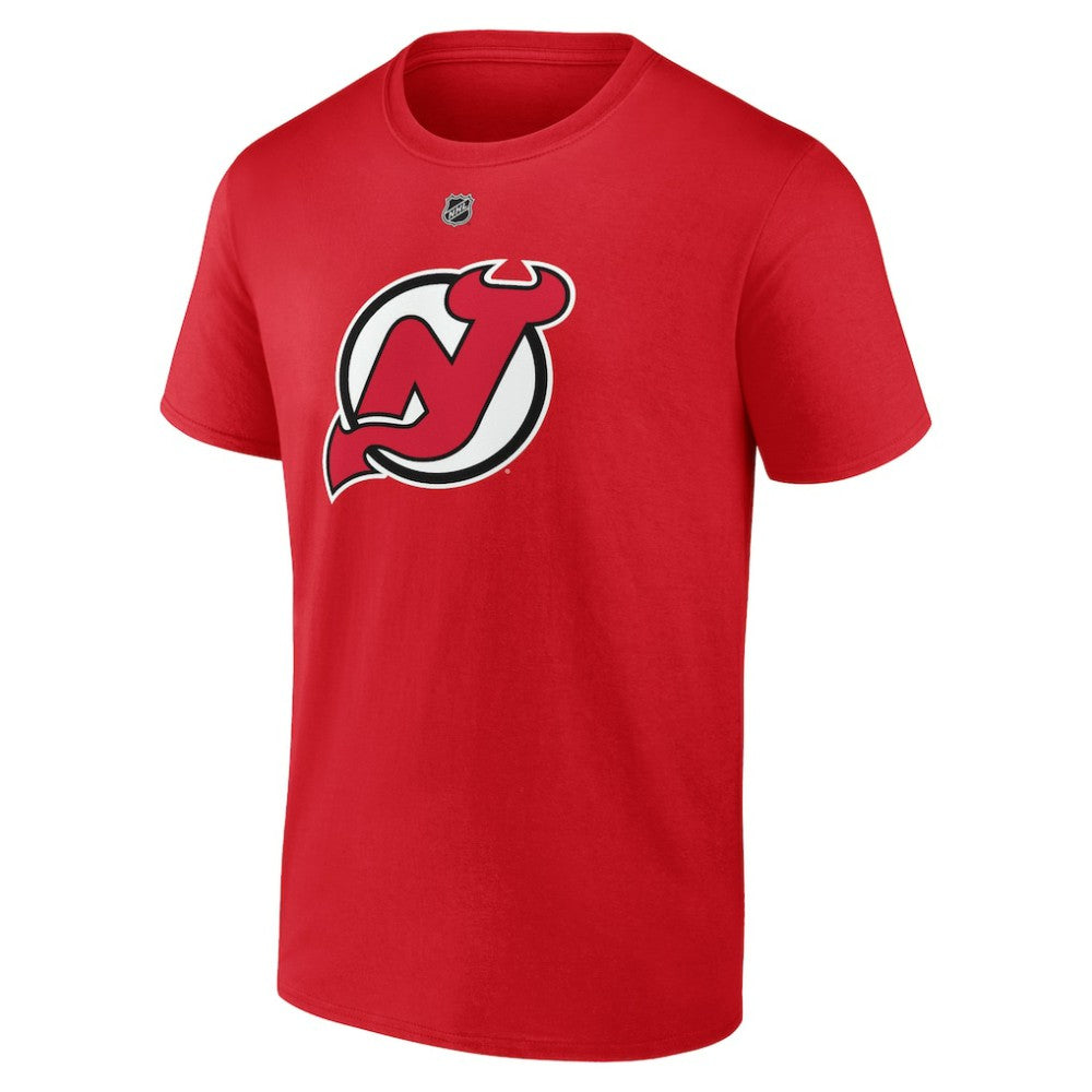 Jacob Markstrom New Jersey Devils Fanatics Authentic Stack Name & Number T-Shirt For Sale
