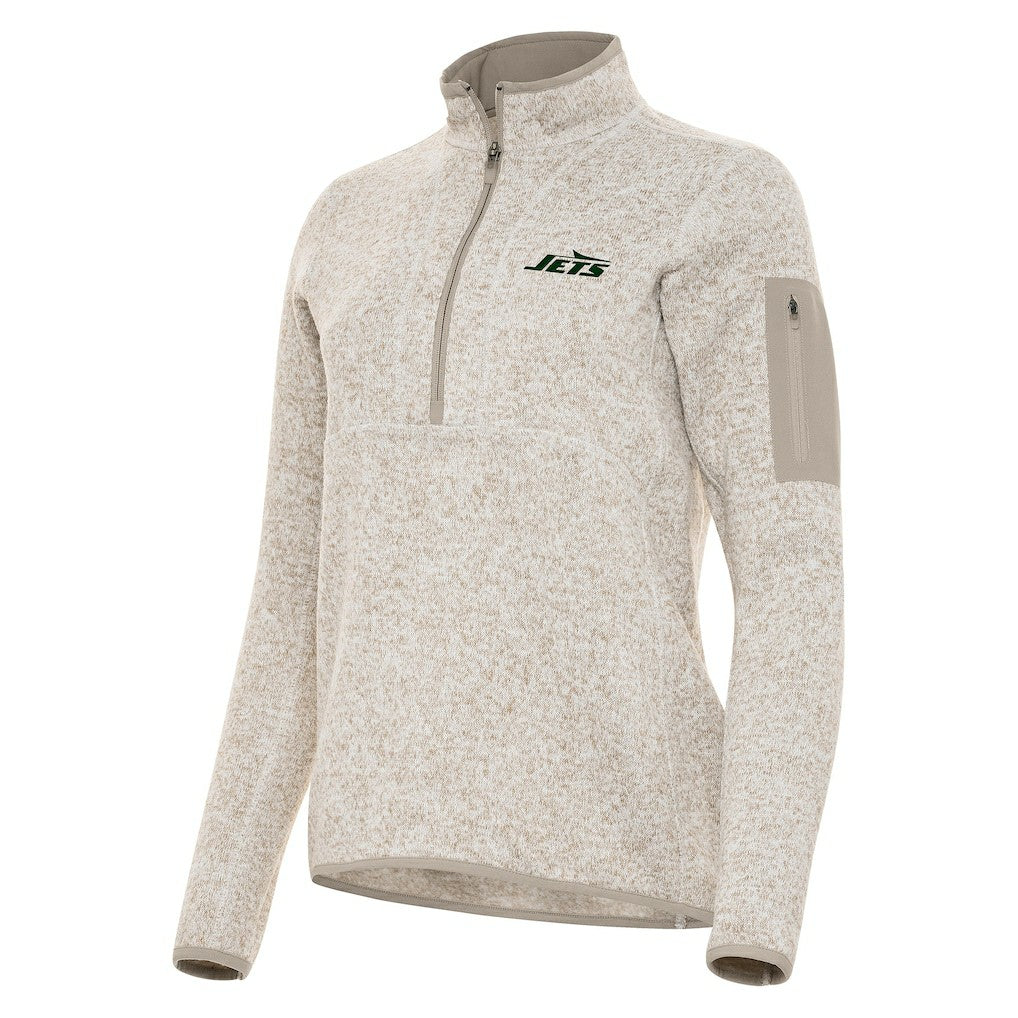 New York Jets  Antigua Women's Fortune Half-Zip Jacket