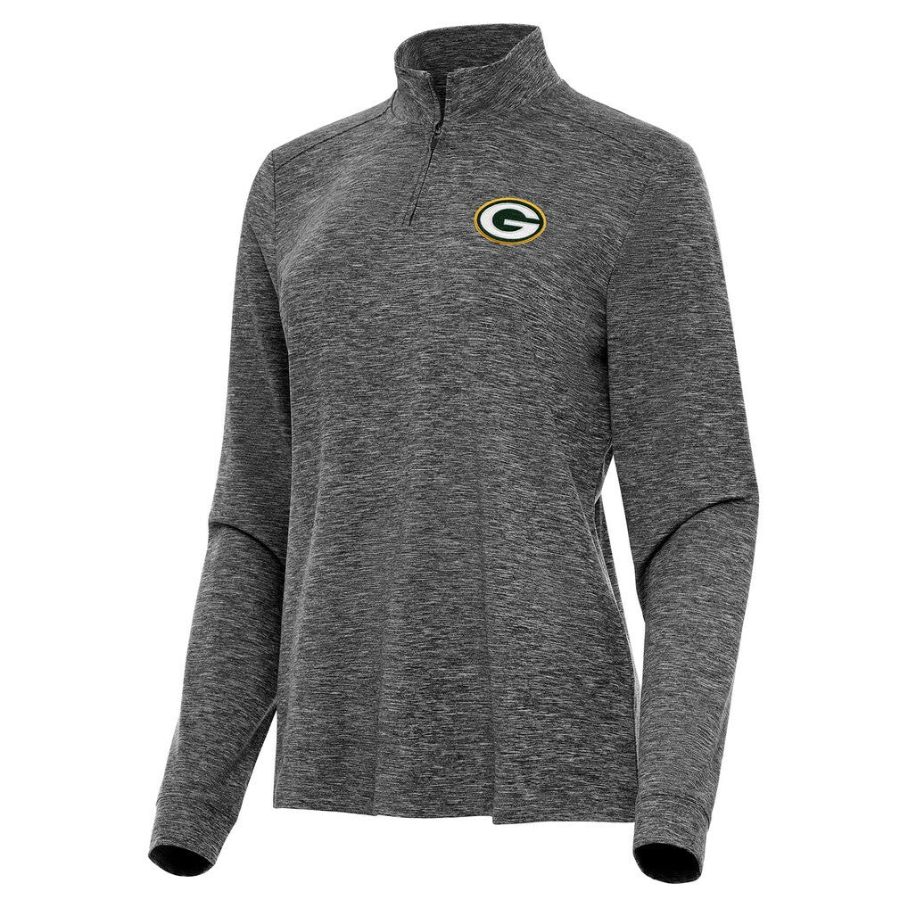Green Bay Packers  Antigua Women's Mentor Quarter-Zip Jacket
